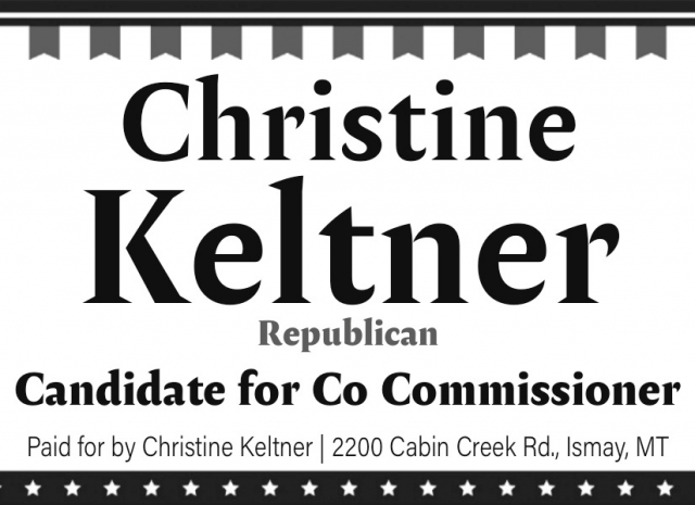 Christine Keltner, Christine Keltner for County Commissioner