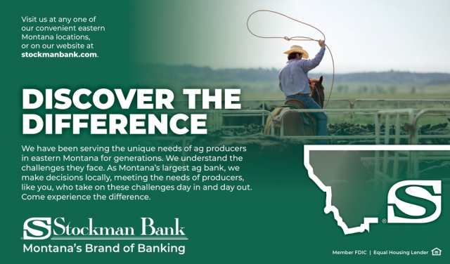 Discover the Difference, Stockman Bank