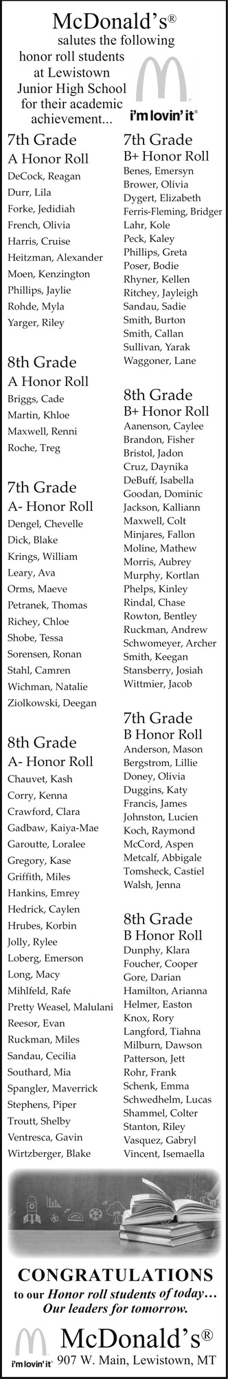 I'm Lovin' It, Mcdonalds - Lewiston, Lewistown, MT