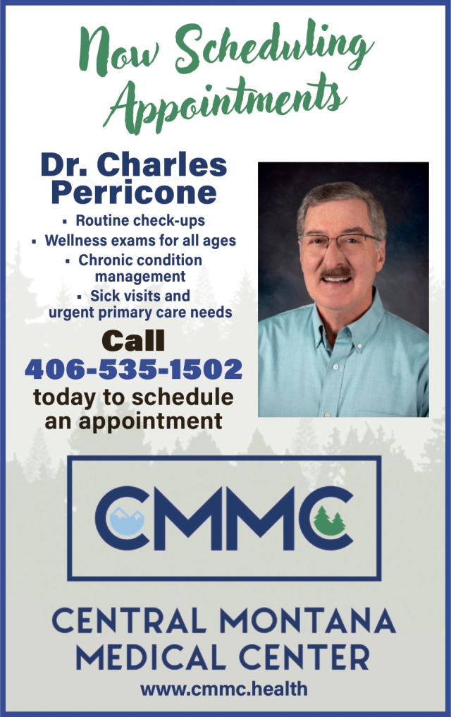 Now Scheduling Appointments, Central Montana Medical Center, Lewistown, MT