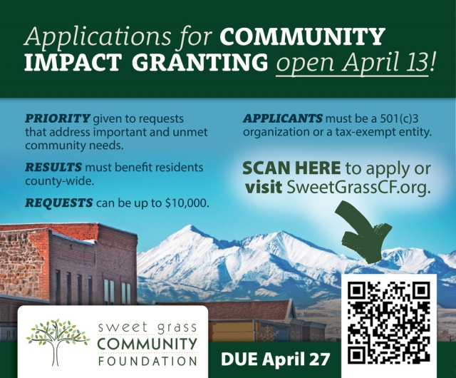 Applications for Community Impact Granting Open April 13!, Sweet Grass Animal Coalition, Big Timber, MT