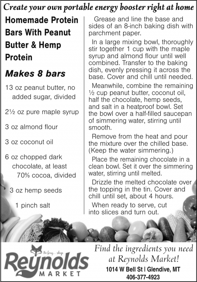 Create Your Own Portable Energy Booster Right at Home, Reynolds Market, Sidney, MT