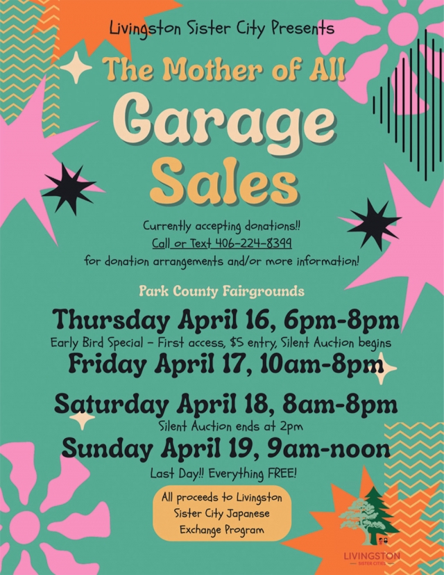 The Mother of All Garage Sales , The Mother of All Garage Sales (April 16, 17, 18 & 19, 2026)