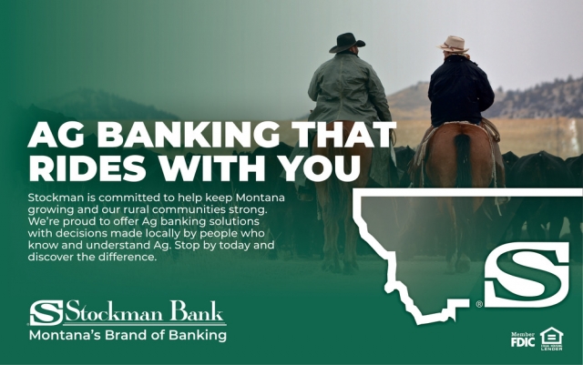 Ag Banking that Rides with You, Stockman Bank