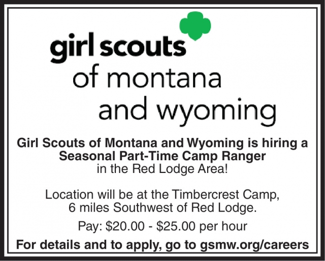 Camp Ranger, Girl Scouts of Montana & Wyoming