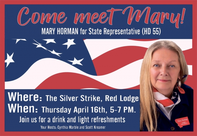 Come Meet Mary!, Mary Horman, Red Lodge, MT