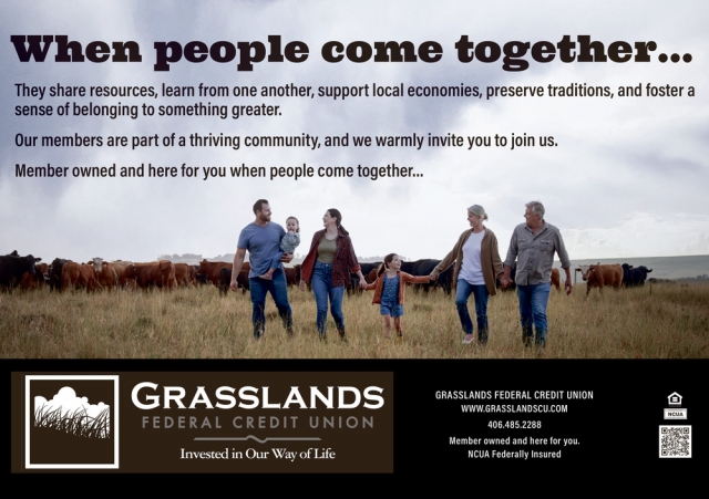 When People Come Together..., Grasslands Federal Credit Union, Circle, MT