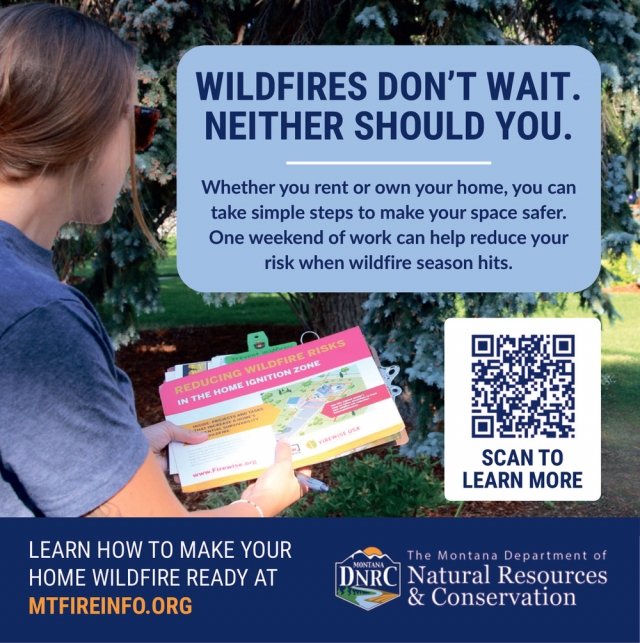 Learn how To Make Your Home Wildfire Ready, Montana Department of Natural Resources and Conservation, Dillon, MT