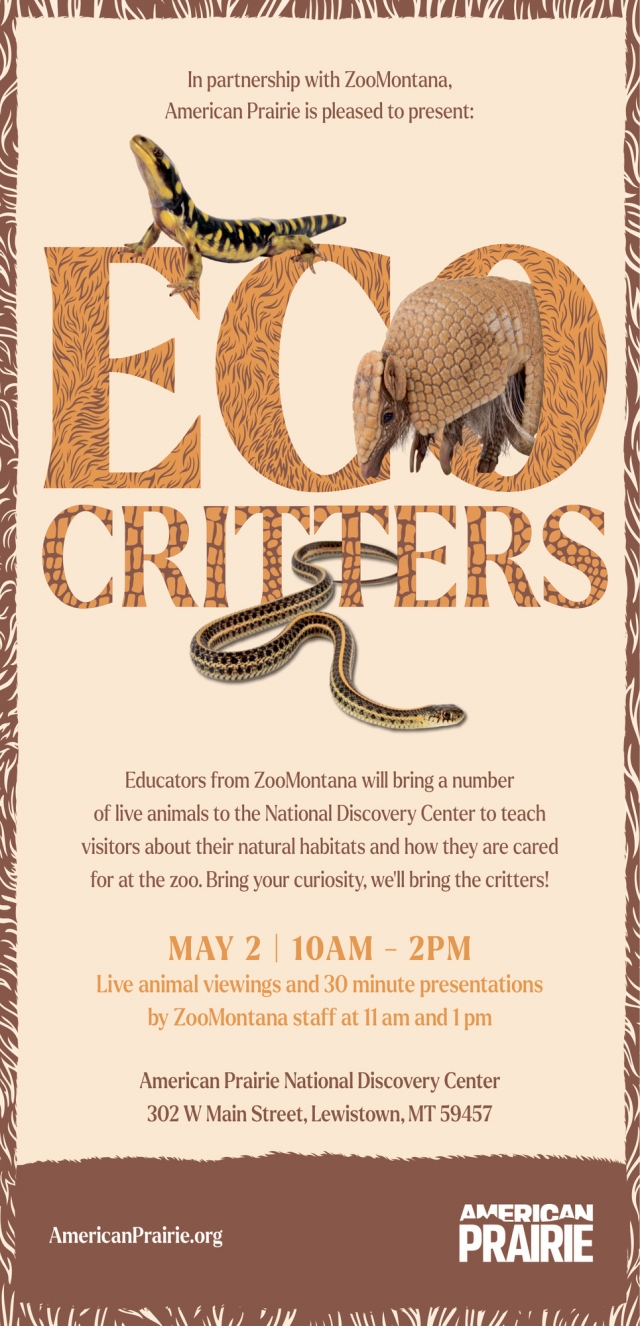 ECO Critters, American Prairie, Lewistown, MT