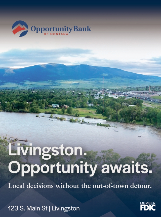 Livingston. Opportunity Awaits., Opportunity Bank - Livingston