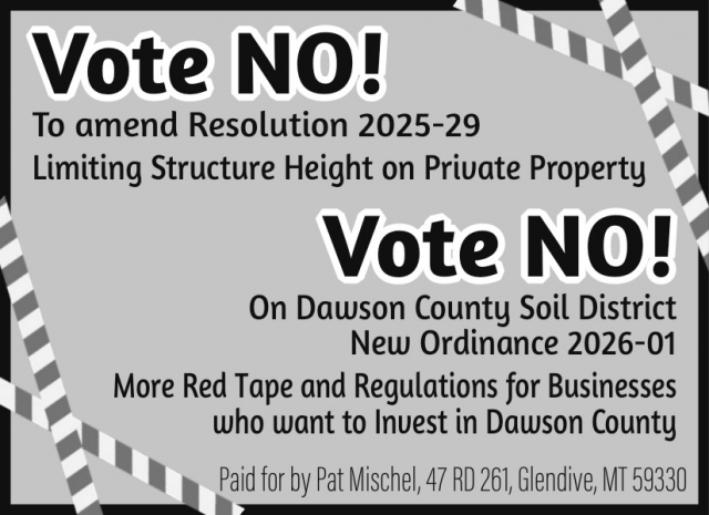 Vote No! To Amend Resolution 2025-29, Pat Mischel