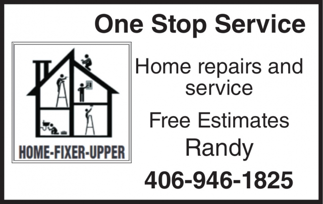 One Stop Service, 406-946-1825