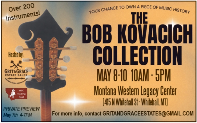 Over 200 Instruments!, The Bob Kovacich Collection (May 8-10, 2026)