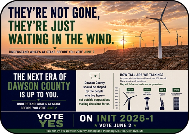 They're Not Gone, They're Just Waiting in The Wind, Dawson Coounty Zoning and Planning District