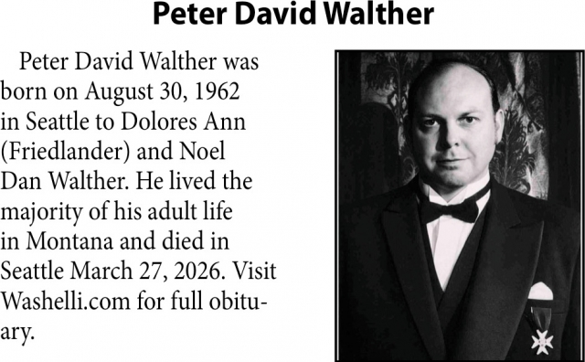Peter David Walther, Obituaries, Glendive, MT