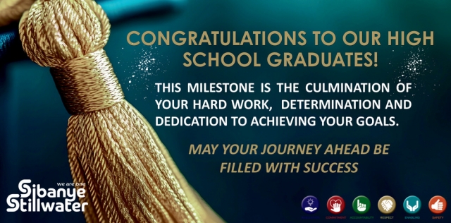 Congratulations to Our High School Graduates!, Sibanye-Stillwater