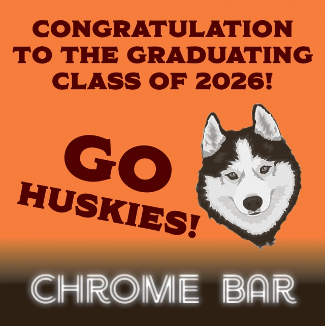 Go Huskies!, Chrome Bar - Absarokee