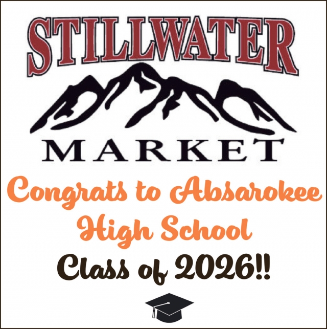 Congrats to Absarokee High School, Stillwater Market, Absarokee, MT