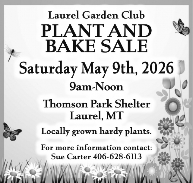 Plant and Bake Sale, Laurel Garden Club
