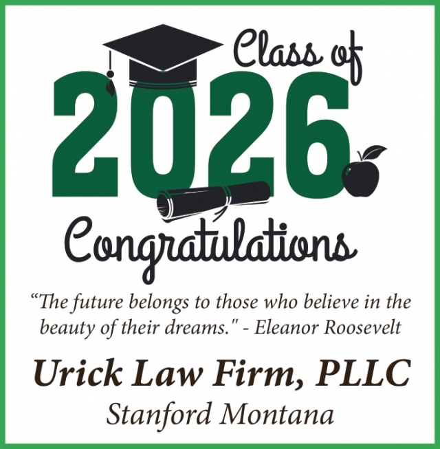 Attorneys at Law, Urick Law Firm, PLLP, Lewistown, MT