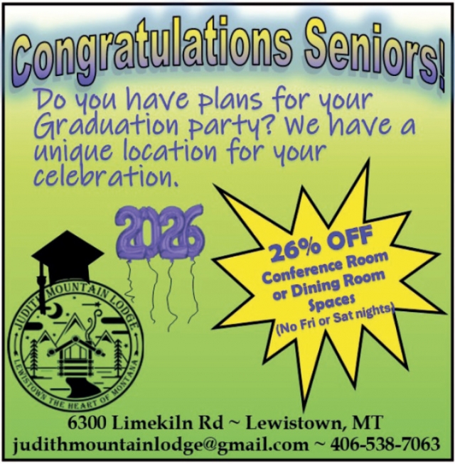 26% OFF Conference Room or Dining Room Spaces, Judith Mountain Lodge, Lewistown, MT