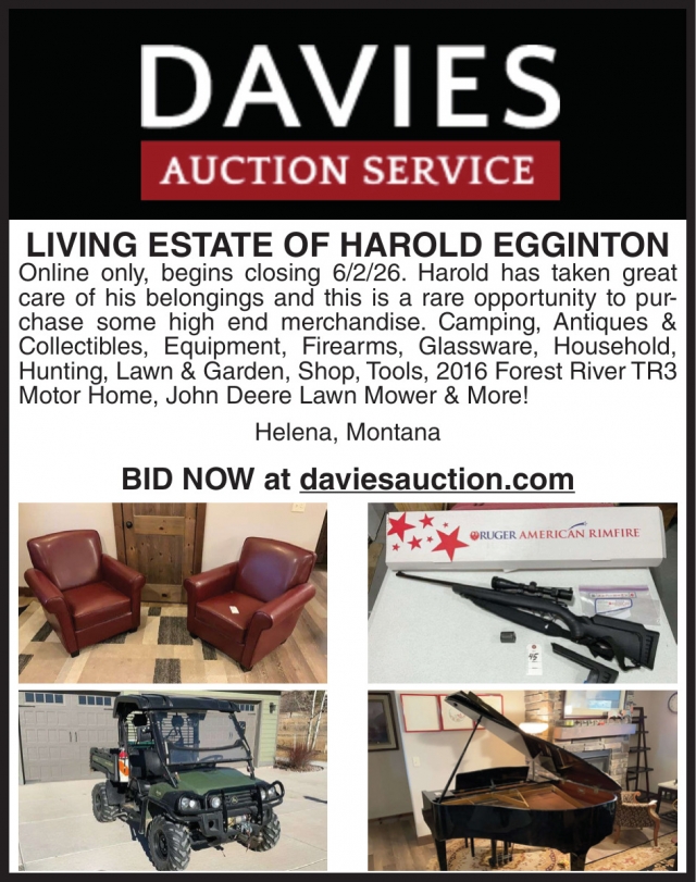 Auction Service, Davies Auction