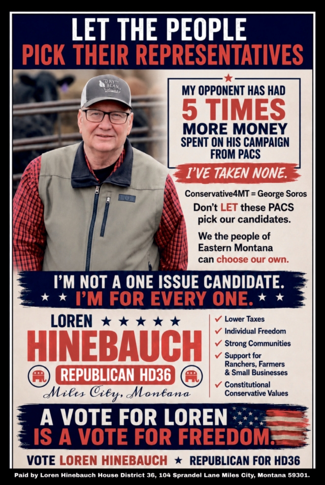 Let the People Pick Their Representatives, Loren Hinebauch Republican HD36