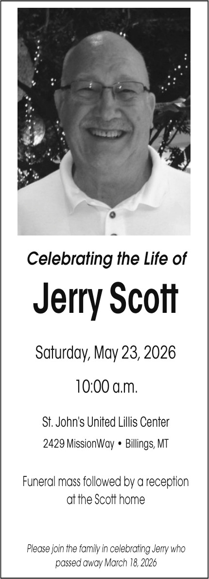 Celebration of Life, Jerry Scott Celebration of Life