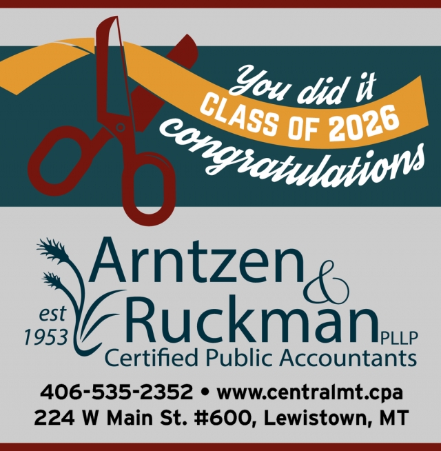 Certified Public Accountants, Arntzen & Ruckman PLLP, Lewistown, MT