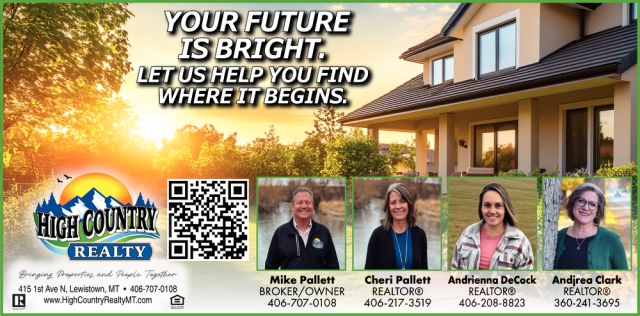 Real Estate Properties, High Country Realty, Lewistown, MT