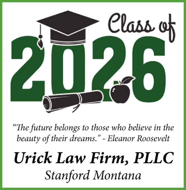 Attorneys at Law, Urick Law Firm, PLLP, Lewistown, MT