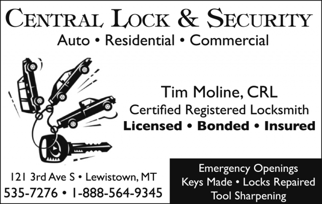 Electric Locking Systems, Central Lock & Security, Lewistown, MT