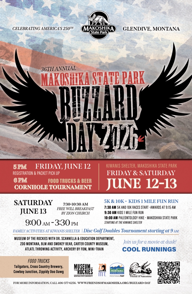 State Park Buzzard Day, 36th Annual Makoshika State Park Buzzard Day 2026
