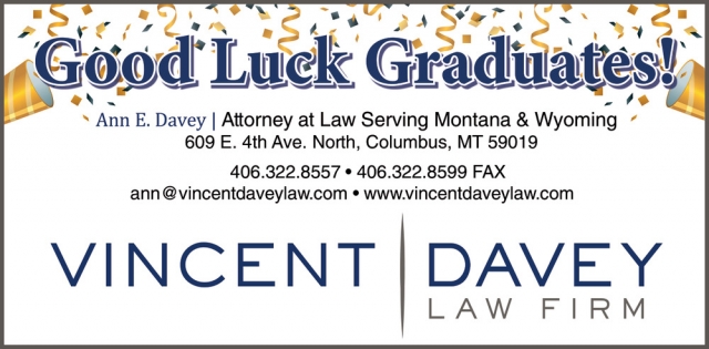Good Luck Graduates!, Vincent Davey Law Firm