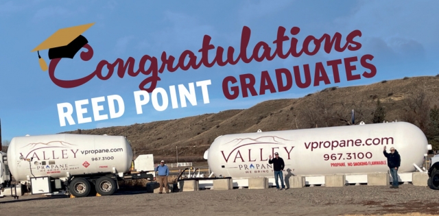 Congratulations Reed Point Graduates, Valley Propane, Worden, MT