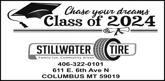 Chase Your Dreams Class of 2024, Stillwater Tire