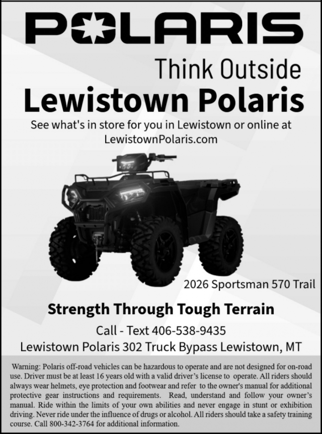 Polaris Dealer, Lewiston Polaris, Lewistown, MT