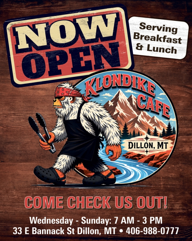 Serving Breakfast & Lunch, Klondike Cafe