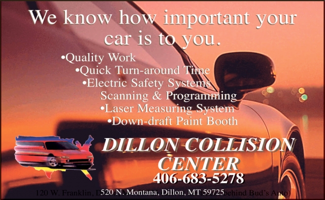 Collision Repair, Dillon Collision Center, Dillon, MT