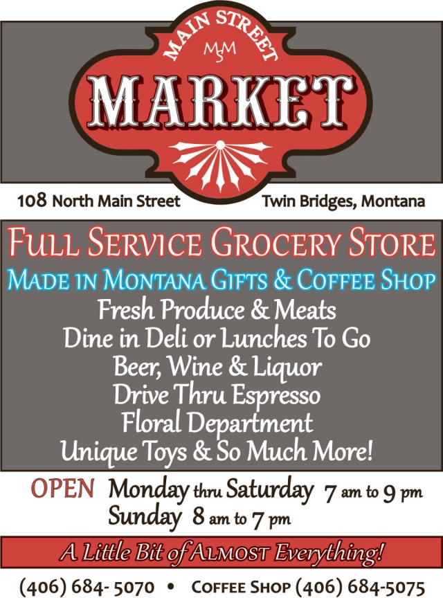 Full Service Grocery Store, Main Street Market - Twin Bridges