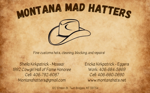 Fine Custom Hats, Montana Mad Hatters