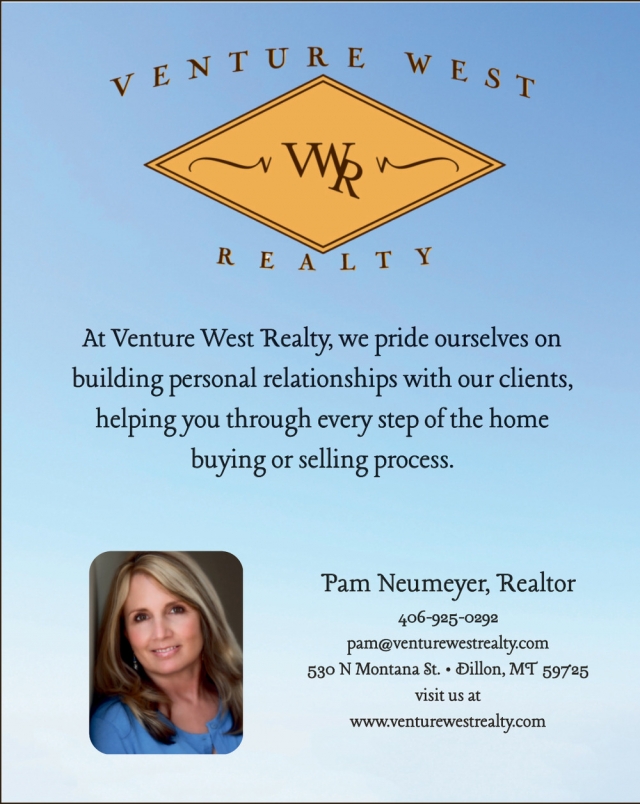 Real Estate Services, Pam Neumeyer - Venture West Realty