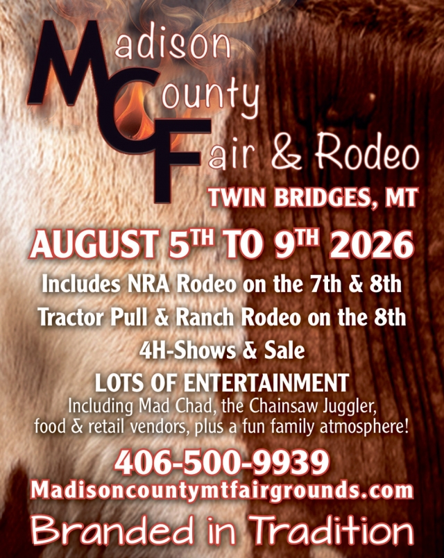 Fair & Rodeo, Madison County Fair & Rodeo (August 5, 2026)