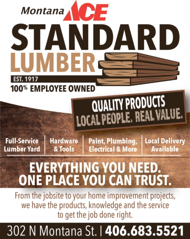 We Are Hiring!, Ace Standard Lumber & Hardware, Dillon, MT