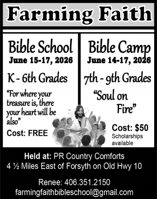 Farming Faith, PR Country Comforts - Farming Faith (June 14-17, 2026)