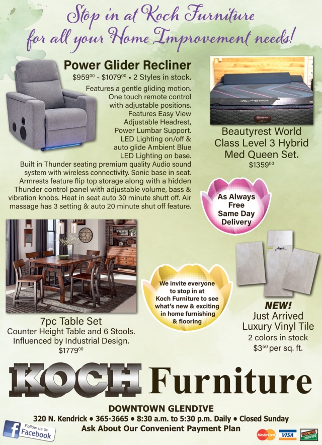 Furniture Store, Koch Furniture, Glendive, MT