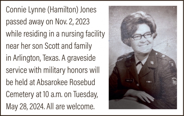 Connie Lynne Jones, Obituaries, Glendive, MT