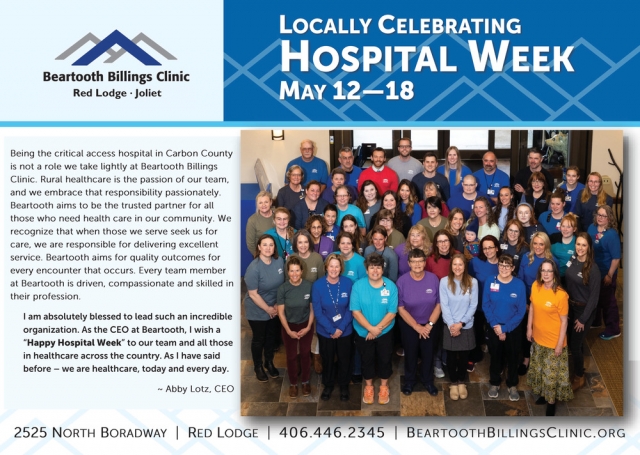 Hospital Week, Beartooth Billings Clinic, Red Lodge, MT