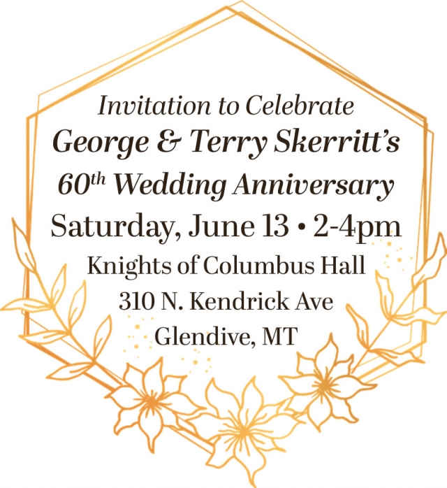 60th Wedding Anniversary, George & Terry Skerritt's 60th Wedding Anniversary