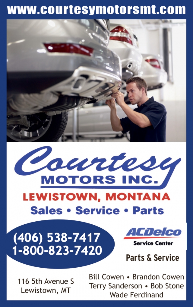 Auto Parts & Services, Courtesy Motors Inc